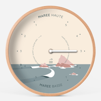 HORLOGE DES MAREES "SUNSET"