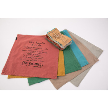 LOT DE 6 SERVIETTES DE...