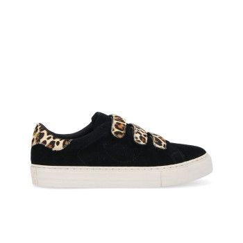 ARCADE STRAPS NOIR LEOPARD