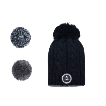 BONNET CREAMY GIN DARK BLUE